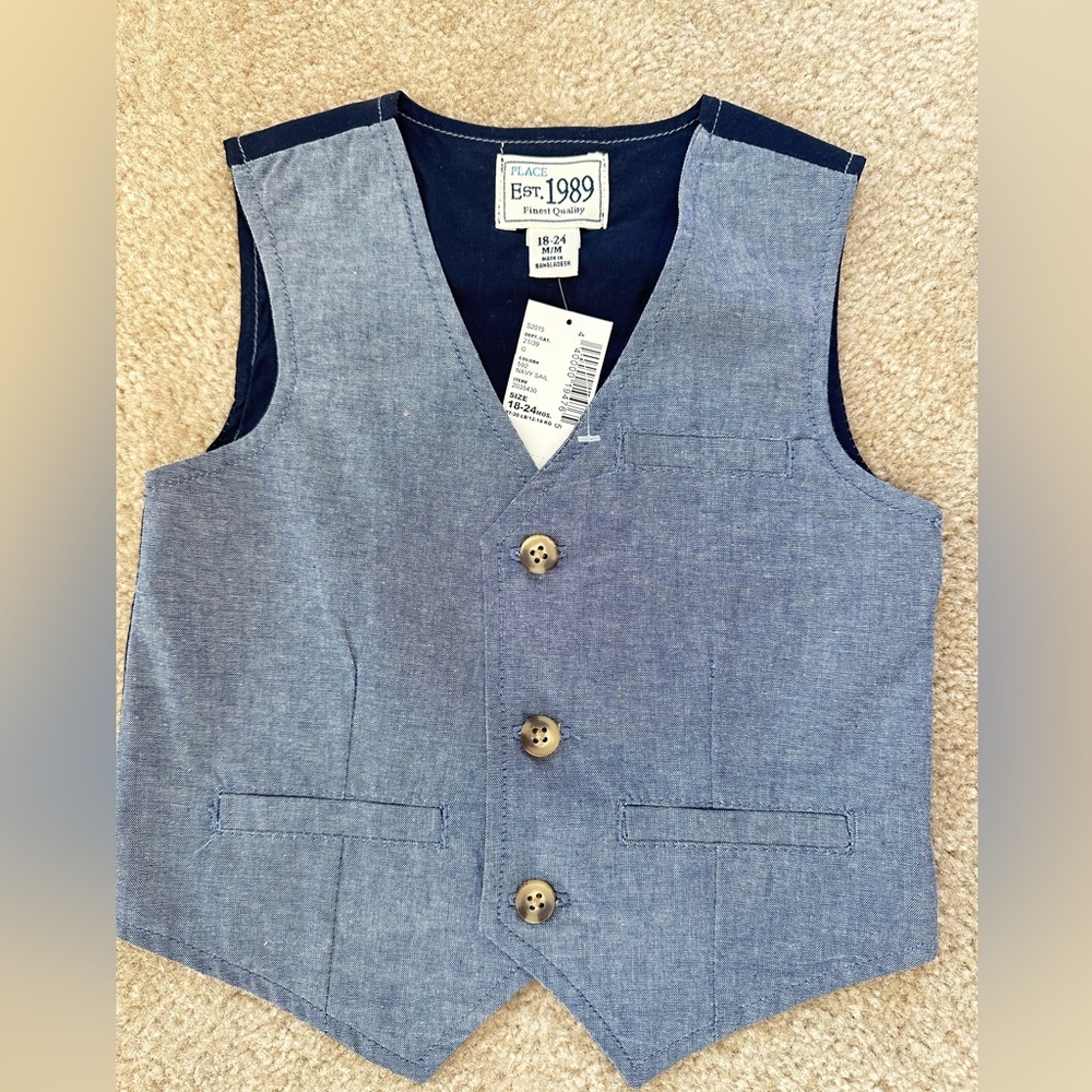 Toddler boys vest
